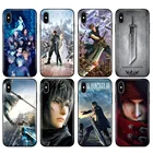 Черный чехол из ТПУ для iphone 5, силиконовый чехол для iphone 5, 6, 6s, 7, 8 plus, x, 10, XR, XS, 11 pro, Max Final fantasy, xv, ffxv, 2020