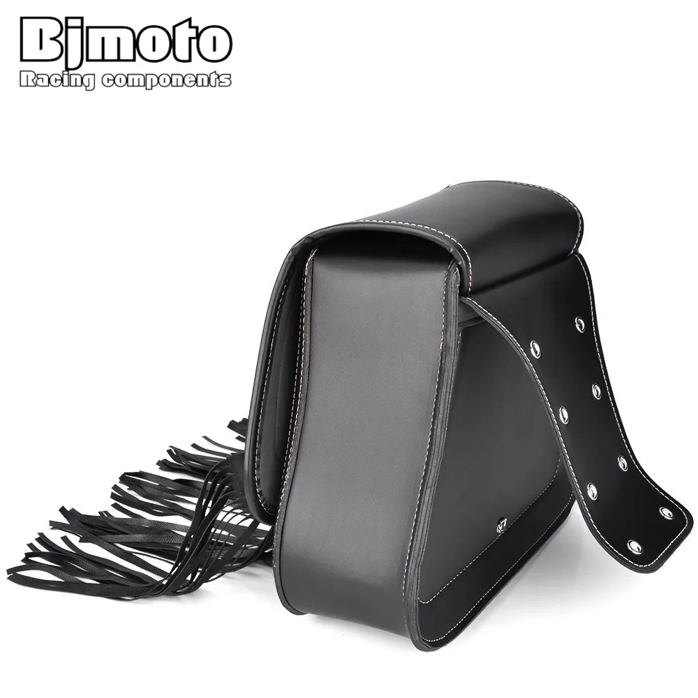 BJMOTO пара кистей мотоциклетные седельные сумки из искусственной кожи Сумка SWINGARM седло сумки боковой инструмент сумки для хранения для BWM Honda Yamaha