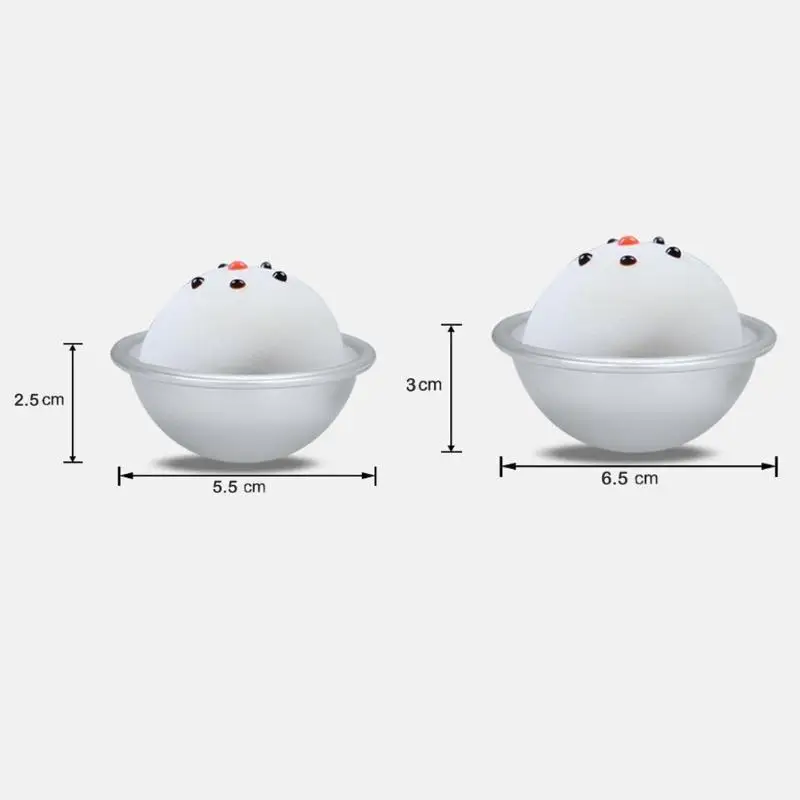 1 шт. полукруглая форма для ванны бомба соль 3D шар выпечки Творческий алюминиевый сплав DIY мыло ручной работы для купания