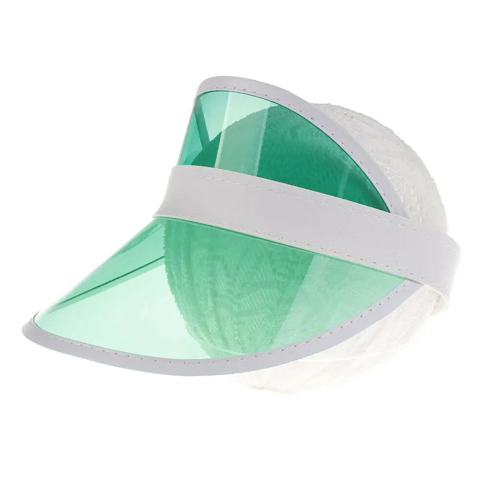 Summer Hat Sun Visor Party Casual Clear Plastic PVC Kids Sunscreen Cap Sunshade Beach | Детская одежда и обувь