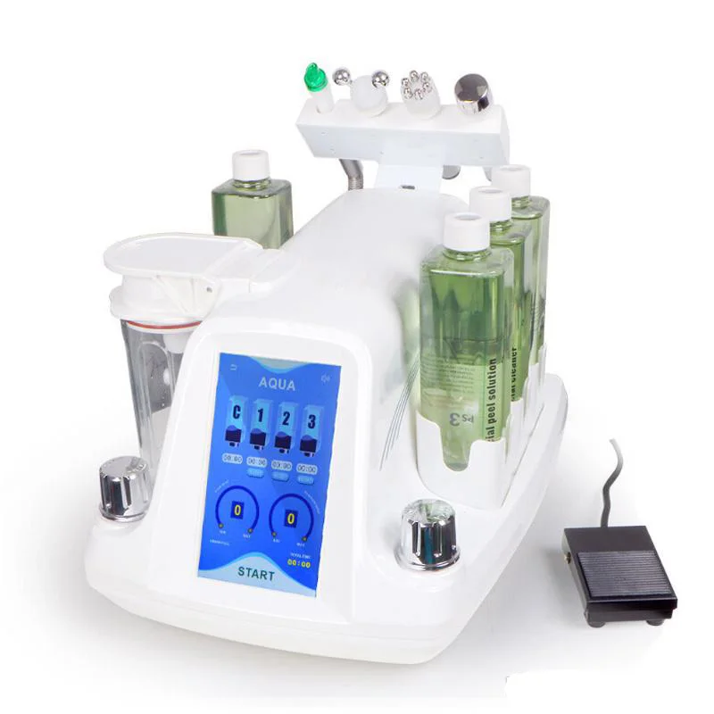 

Korea oxygen facial machine portable beauty equipment hydro aqua peel RF micro-bubble water beauty for facial cleaning