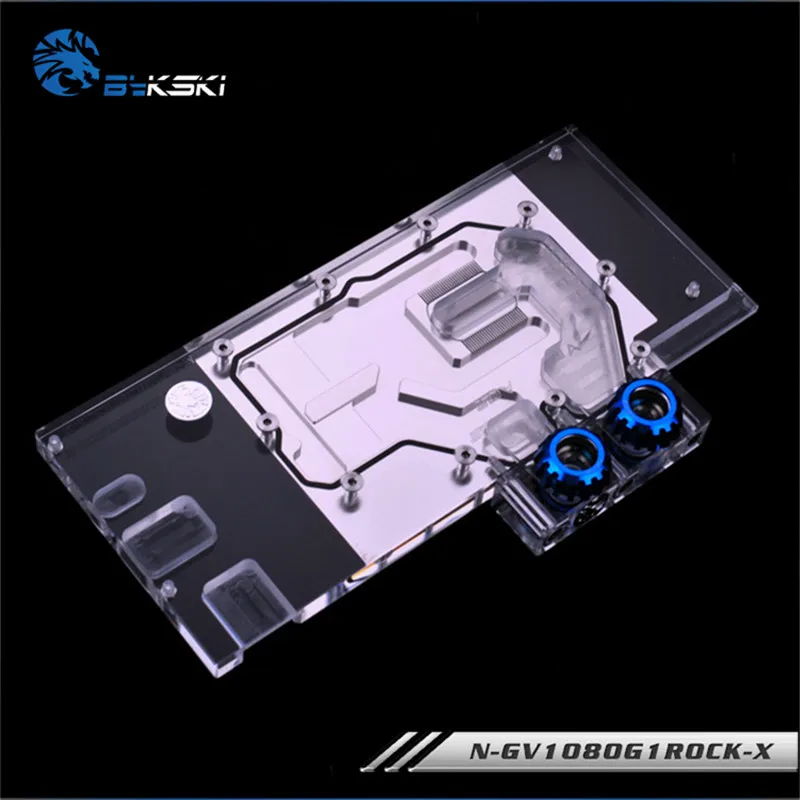 Блок видеокарты Bykski для VGA GIGABYTE GeForce GTX 1080 G1 ROCK 8G|Кулеры и системы охлаждения