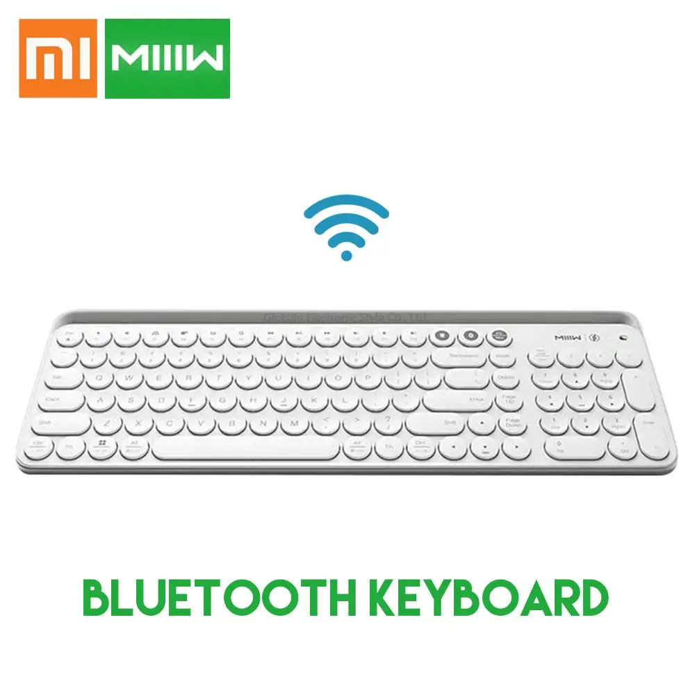 Оригинальный Xiaomi Miiiw Bluetooth Двухрежимная клавиатура 104 клавиши 2 4 ГГц
