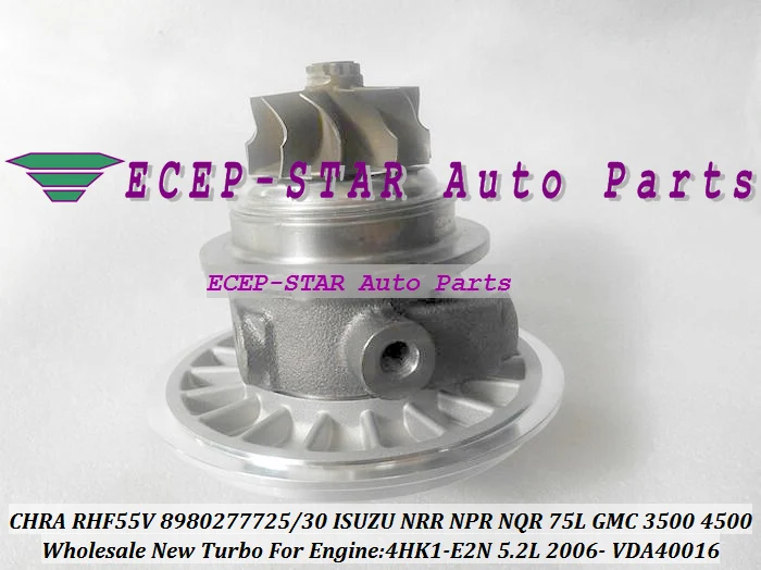 Турбокартридж CHRA RHF55V VDA40016 VKA40016 vietnam 898027 7725 8980277720 8980277721 8980277722 8980277735 4HK1 E2N|turbo