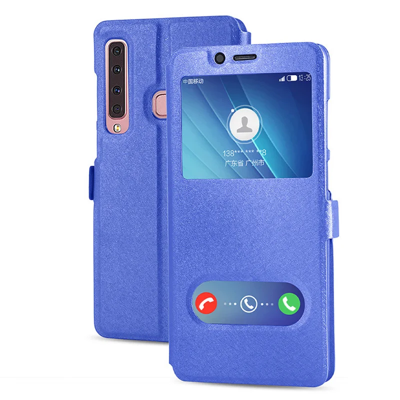 Кожаный чехол для samsung Galaxy A70, чехол с откидной крышкой для samsung Galaxy A70 A 70, деловой чехол с подставкой, чехол для телефона, задняя крышка, чехол