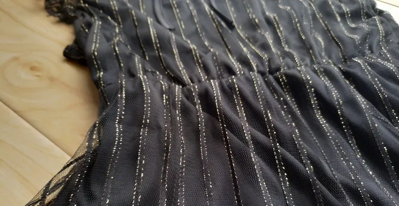 Черное Открытое платье принцессы для маленьких девочек, коллекция года, детское платье без рукавов бальное платье с круглым вырезом Размеры 6, 8, 10, 12