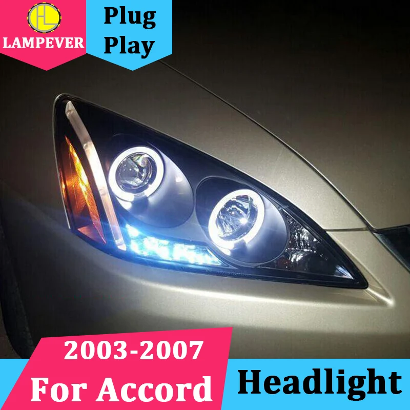 Автомобильный головной светильник s налобный фонарь для Honda Accord 2003-2007
