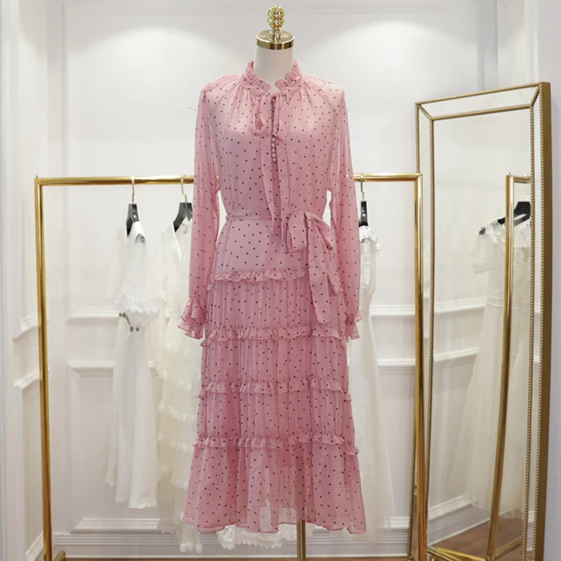 Высшее качество Парижская мода 2020 подиумное дизайнерское платье для женщин