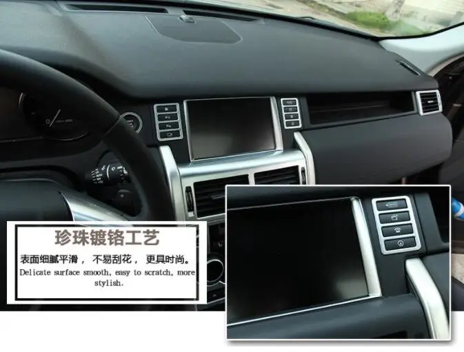 Рамка навигационного бокса для Land Rover Discovery Sport автомобильные аксессуары ABS 2015