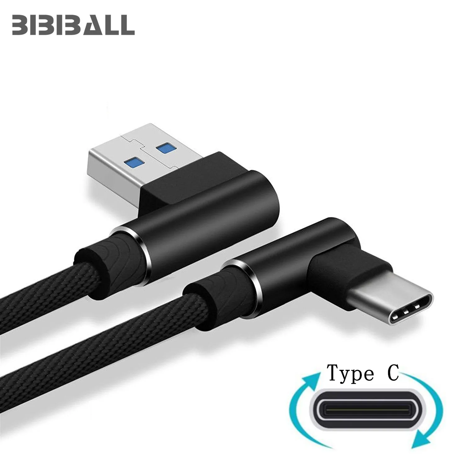 USB Type C кабель для быстрой зарядки Xiaomi Mi 9 8 pocophone f1 Wileyfox Swift 2 Plus 90 градусов L тип шнур