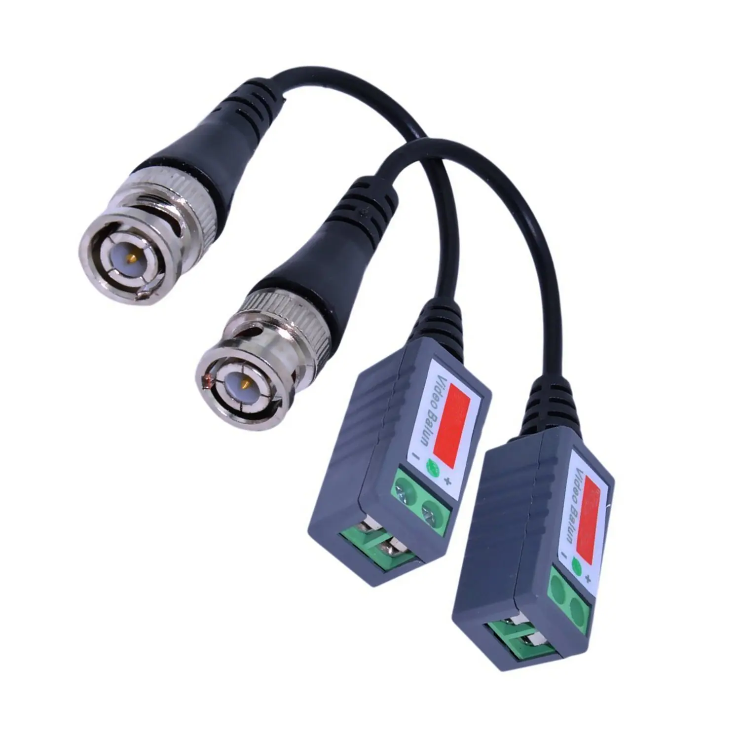 10pair 20pcs/lot Twisted Video Balun Passive Transceivers 3000FT Distance UTP BNC Cable Cat5 CCTV XR649 | Безопасность и защита