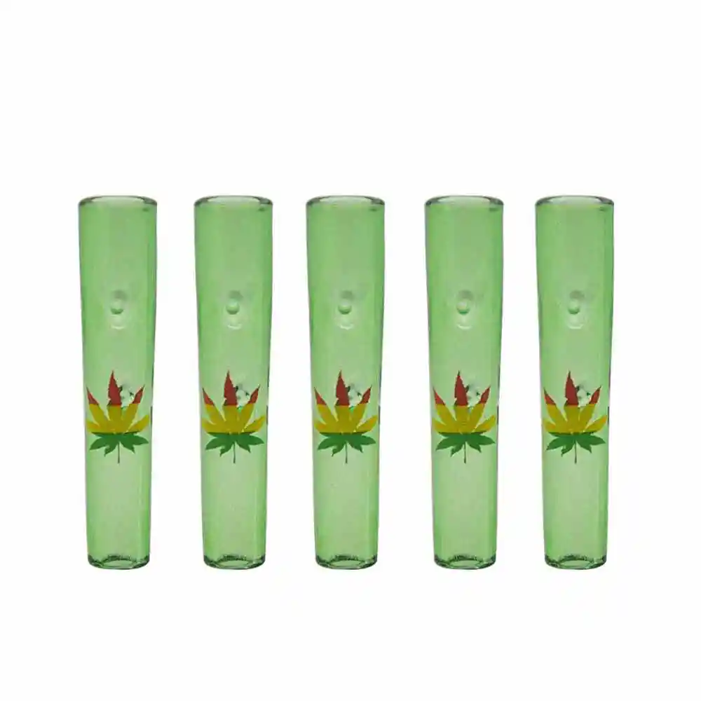 Green-Leaf HORNET 5X конусный многоразовый и Очищаемый стеклянный фильтр советы конус художника рот советы экологически чистый круглый многократного использования прокатки стекла советы - Цвет: Green-Leaf