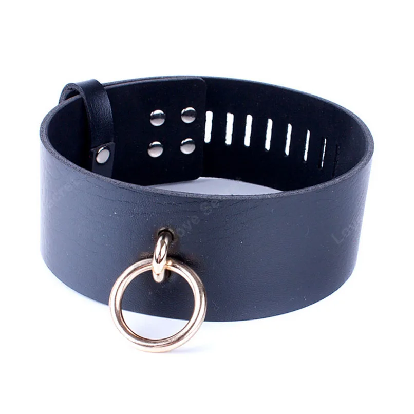 Red PU Leather Slave Collar Sex Toy for Women Neck Bondage Restraint Fetish Products Erotic Games Ring Couple | Красота и здоровье