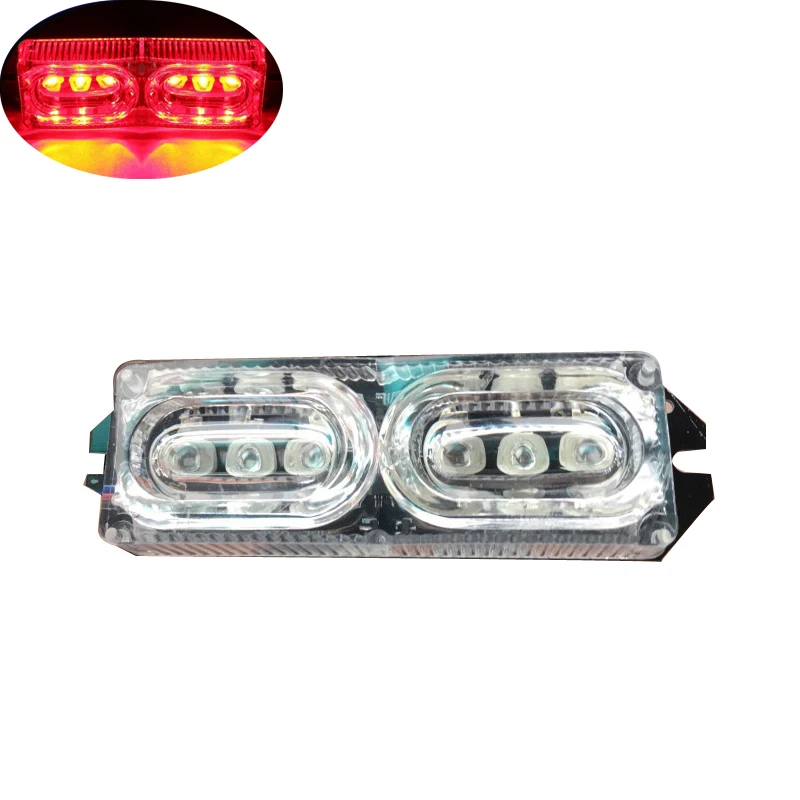 Высокая мощность 6 LED DRL мотоцикл стробоскоп стоп дневной свет автомобиля
