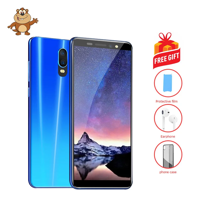 MiGueR R17 5 72 дюймовый полноэкранный мобильный телефон MTK6580 Android 6 0 четырехъядерный 1