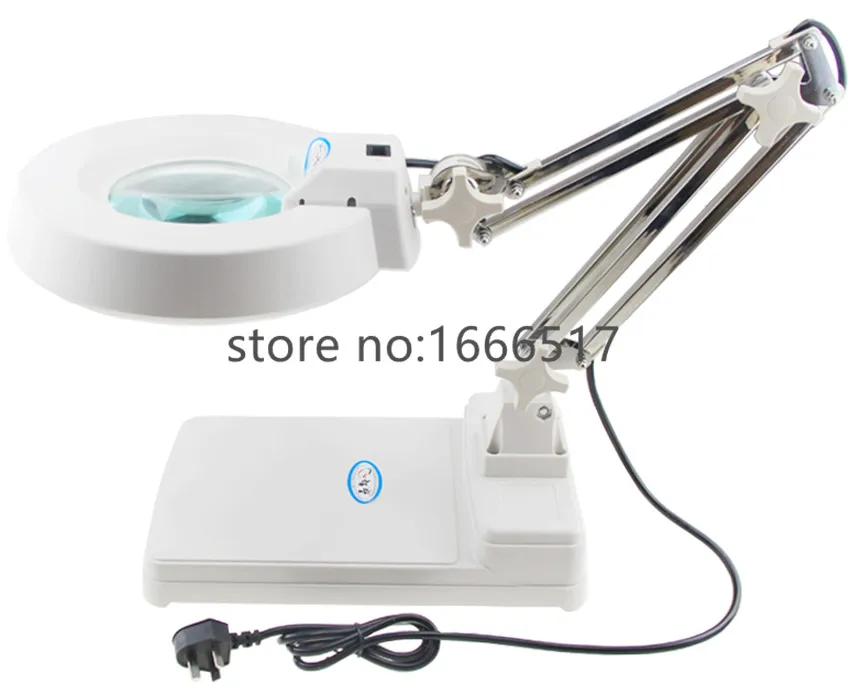 Светодиодный увеличитель настольной лампы лупа для старого чтения электронный