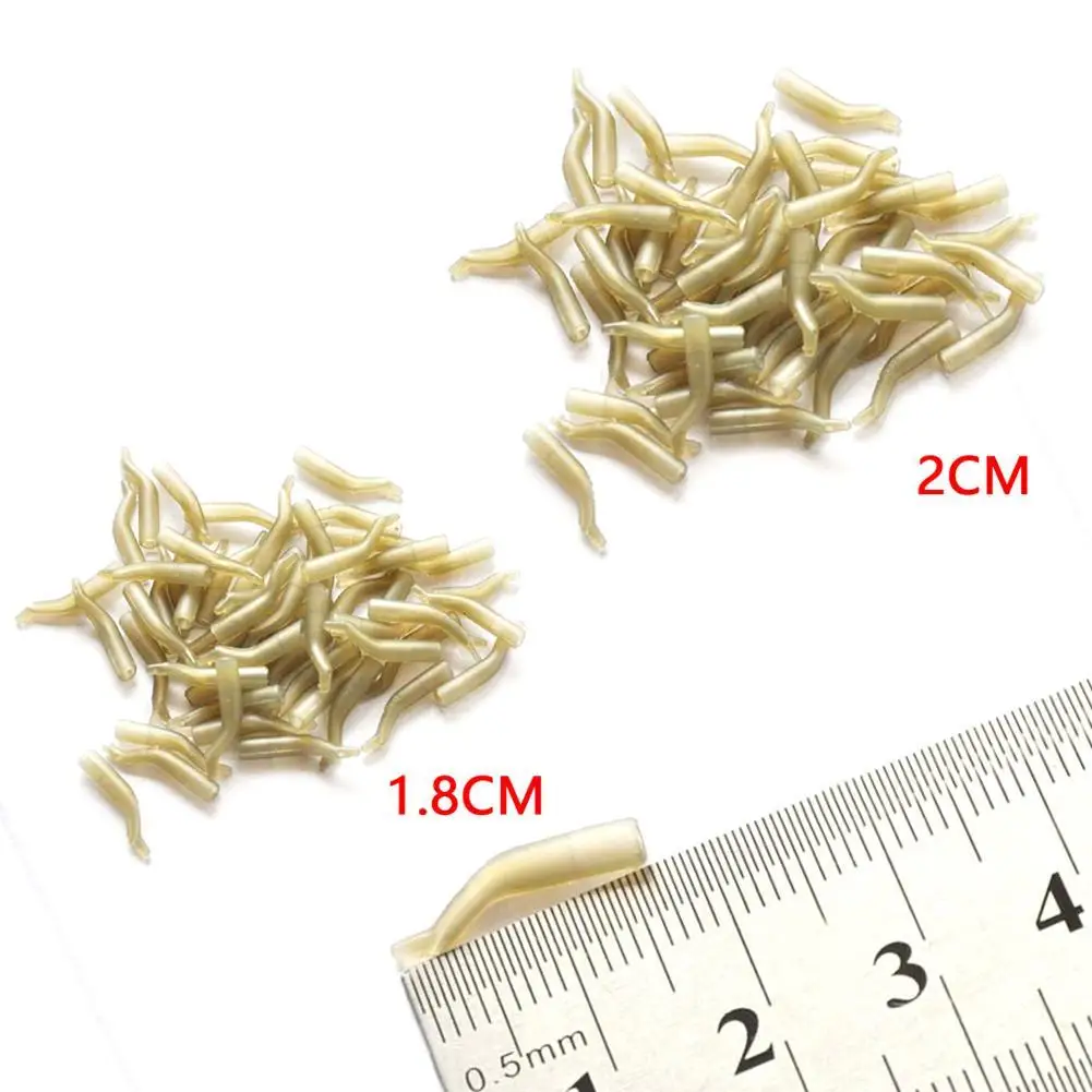 50 шт./лот рыболовная снасть Aligner муфта для волос леска выравнивания втулок мягкие