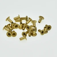 100pcslot gb876 m0 9 m1 5 m2 m2 5 m3 m4 m5 m6 double sided circuit board pcb nails copper hollow rivet nuts kit gb876