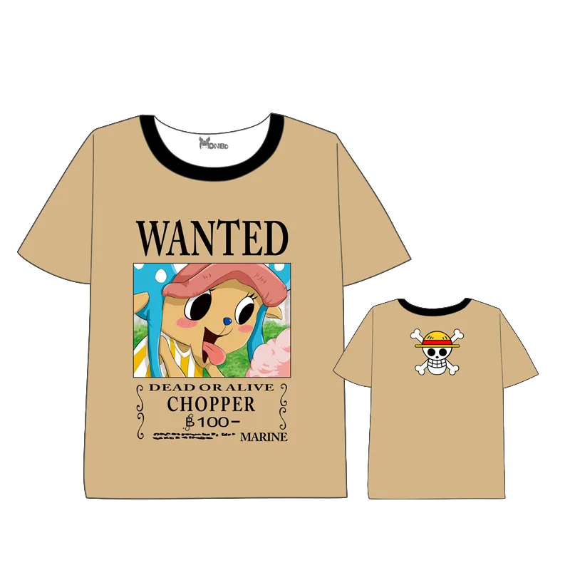 Аниме ONEPIECE цельная футболка для мужчин и женщин с коротким рукавом летнее платье