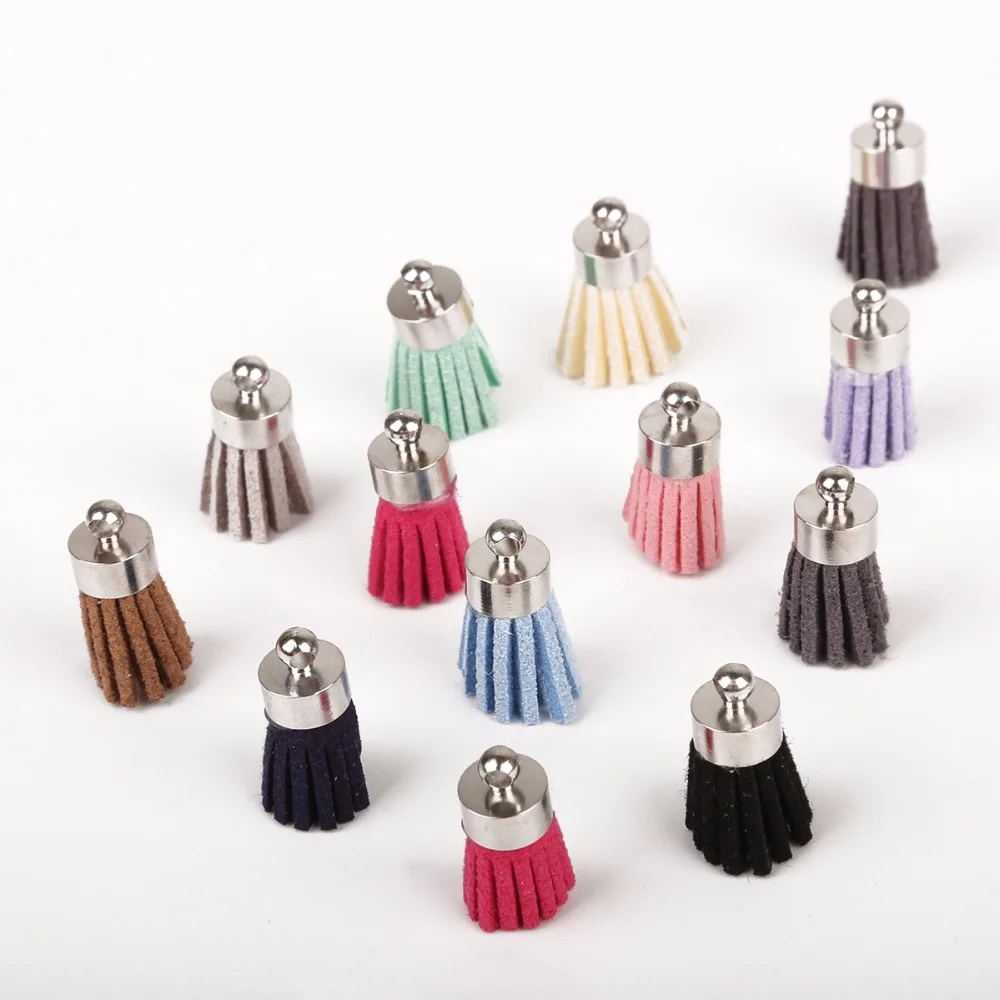 Новое поступление разноцветные корейские замшевые часы длиной 18 мм с кисточками