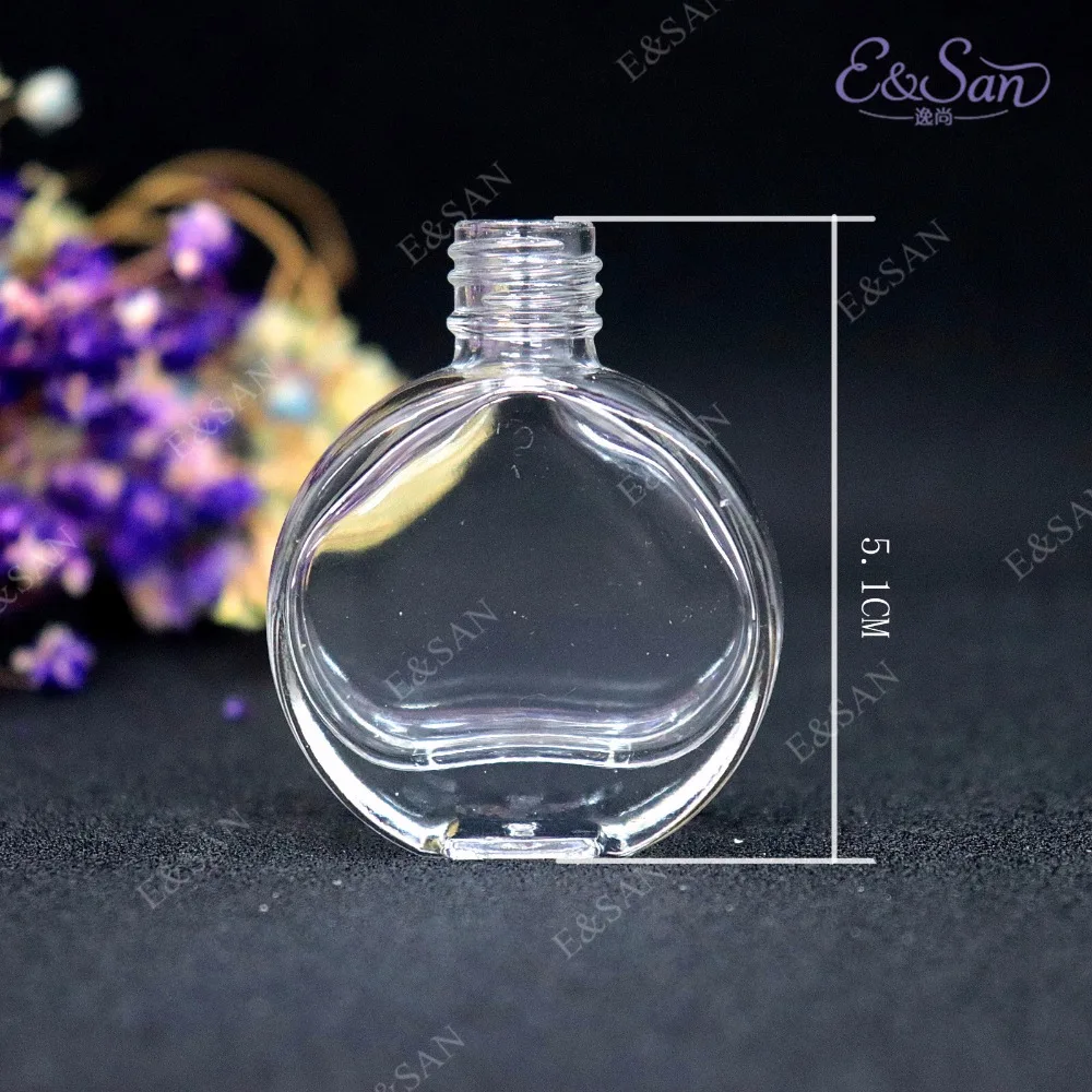 FM227-10ML плоский круглый флакон для духов Стекло автомобиля подвесная бутыль для ароматизатора 100 шт./лот