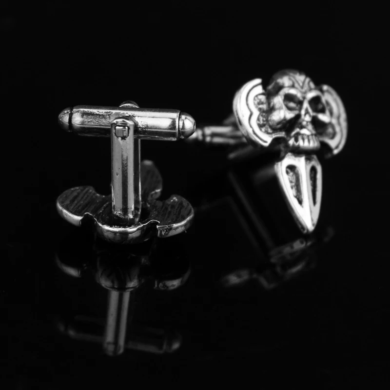 Запонки мужские пиратский череп соломенная шляпа с логотипом аниме