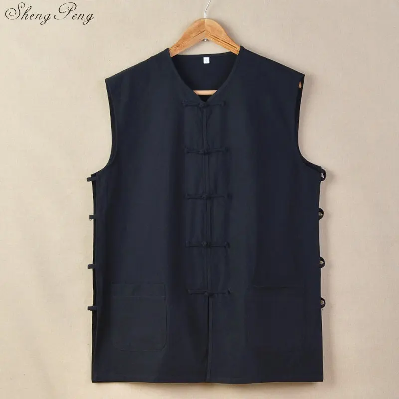 2018 Новая высококачественная традиционная китайская одежда для мужчин льняная