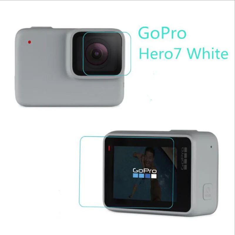 Защитная пленка для экрана закаленное стекло GoPro Go pro Hero 7 белый/серебристый |