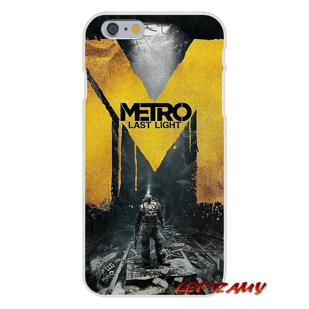 Аксессуары чехлы для телефонов Чехлы Горячая игра Metro 2033 iPhone X 4 4s 5 5S 5C SE 6 S 7 8