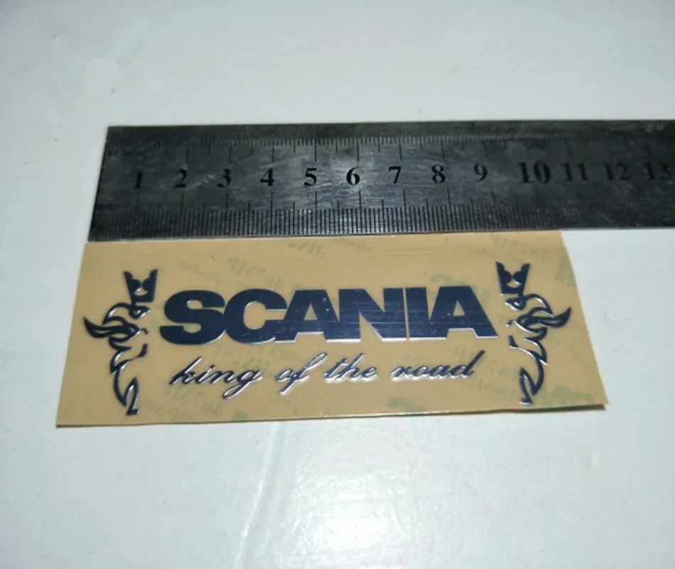 Наклейки с логотипом грузовика на радиоуправлении Scania наклейки для Tamiya масштаба