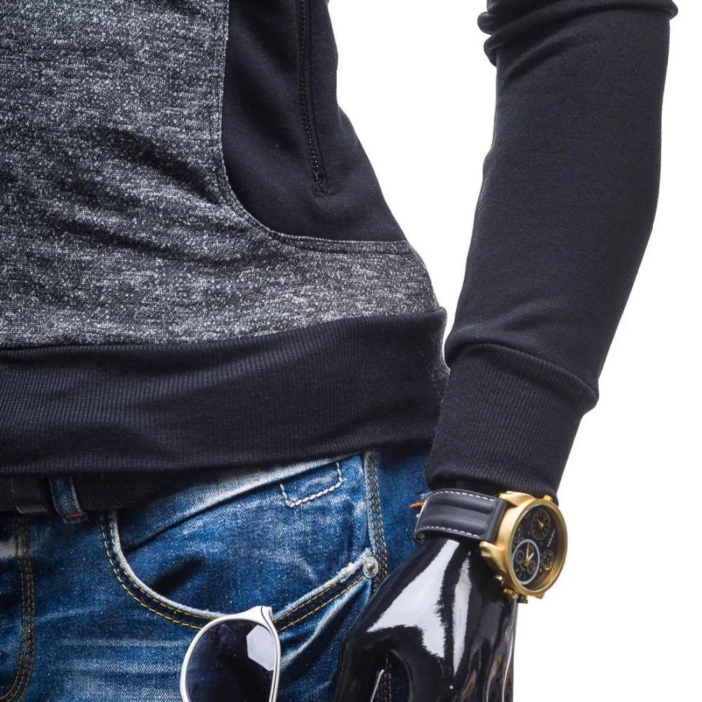 2018 Новая мужская мода Досуг Мода с капюшоном | Мужская одежда