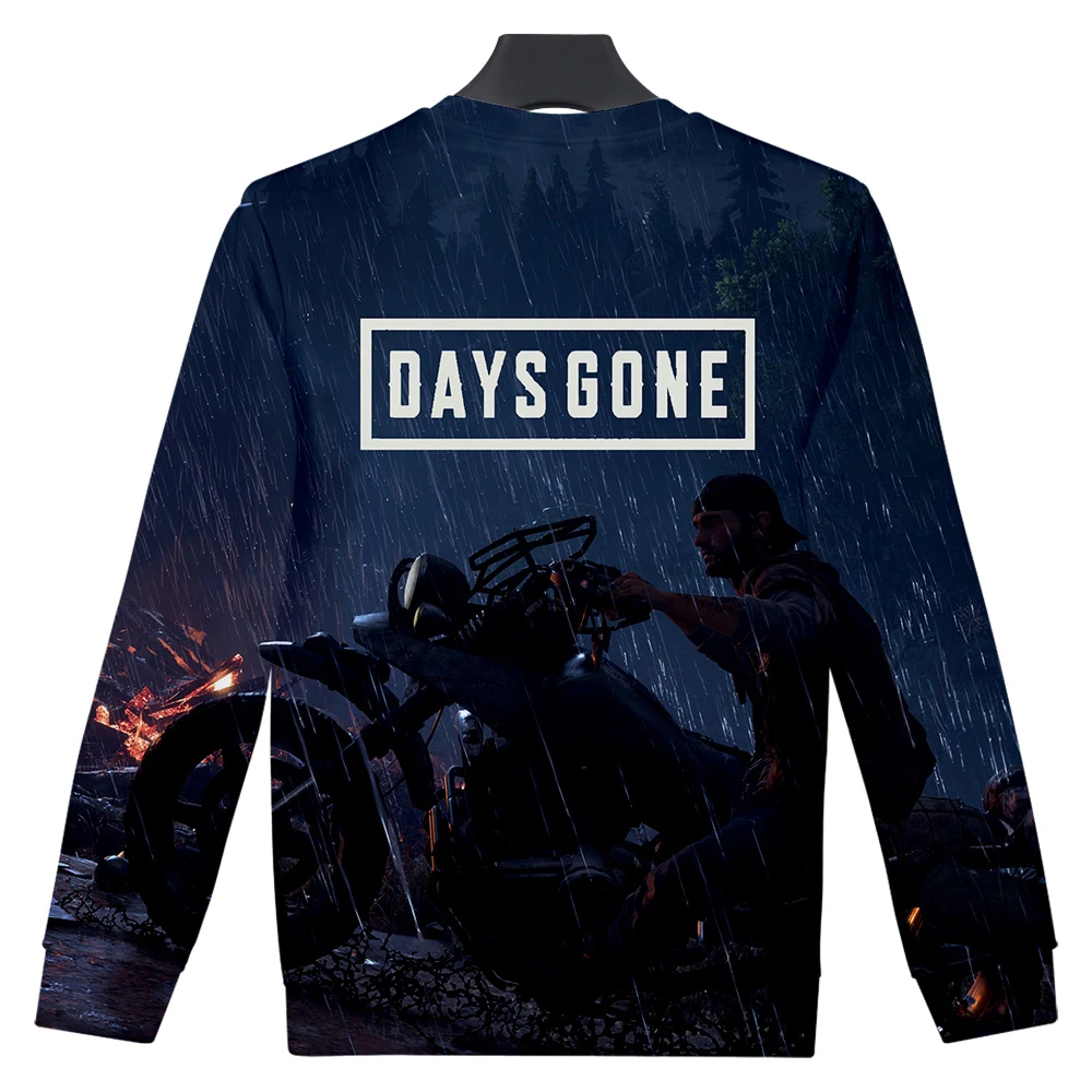 Модные days gone толстовка мужская Круглый воротник с длинными рукавами Толстовка days gone игры Harajuku топ с принтом в стиле хип-хоп толстовка