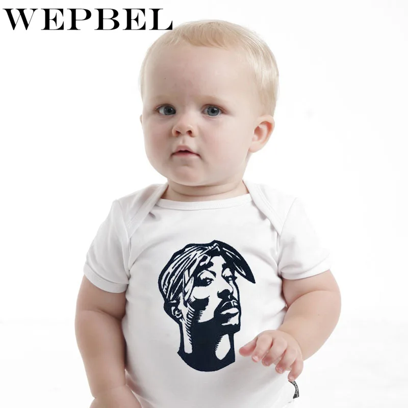 WEPBEL/Боди для малышей одежда Tupac детская рубашка подарки детское боди