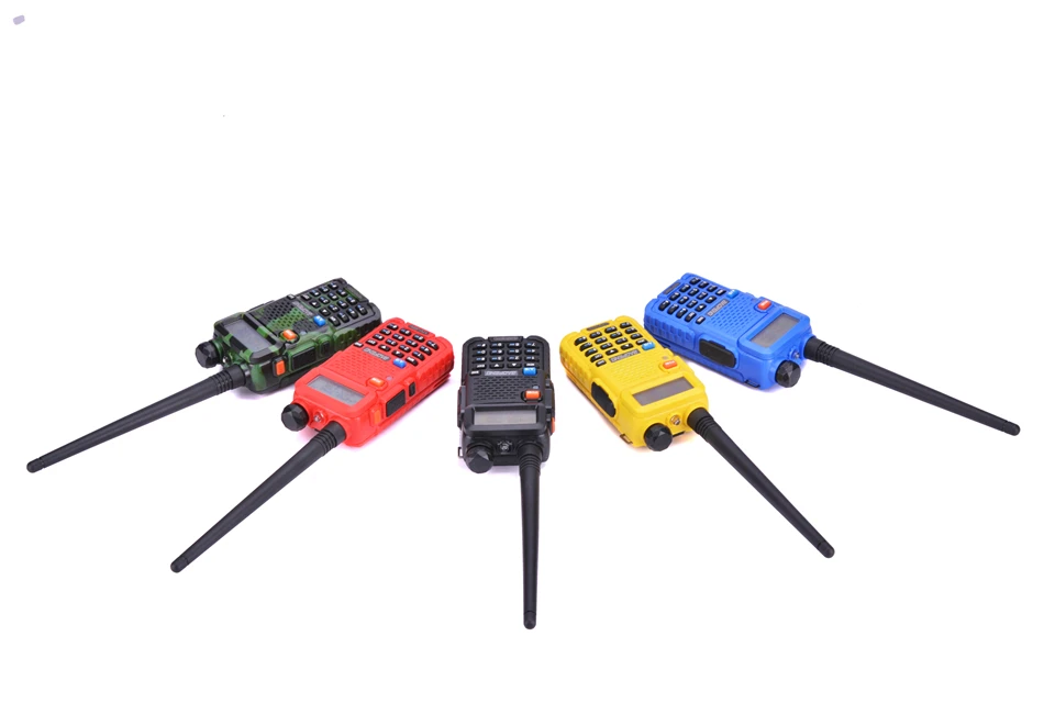 Baofeng UV-5R портативная рация Двухдиапазонная профессиональная 5 Вт UV 5R Ham двухстороннее радио UV5R портативная охотничья радиостанция КВ трансивер