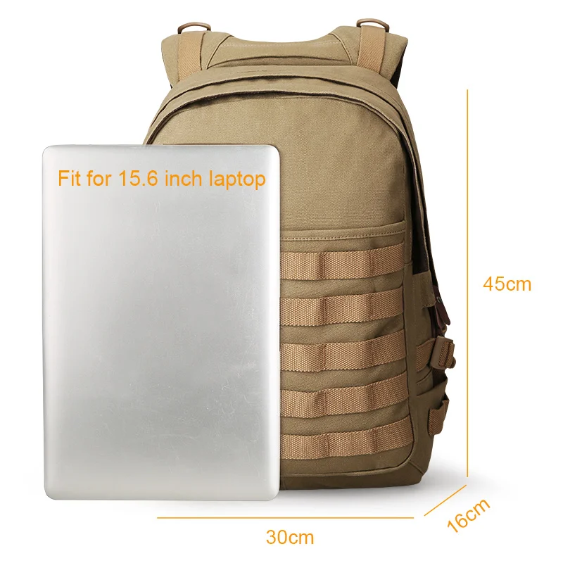 Мужской холщовый рюкзак с USB зарядкой 15 6 дюйма|military assault backpack|tactical backpackassault backpack |