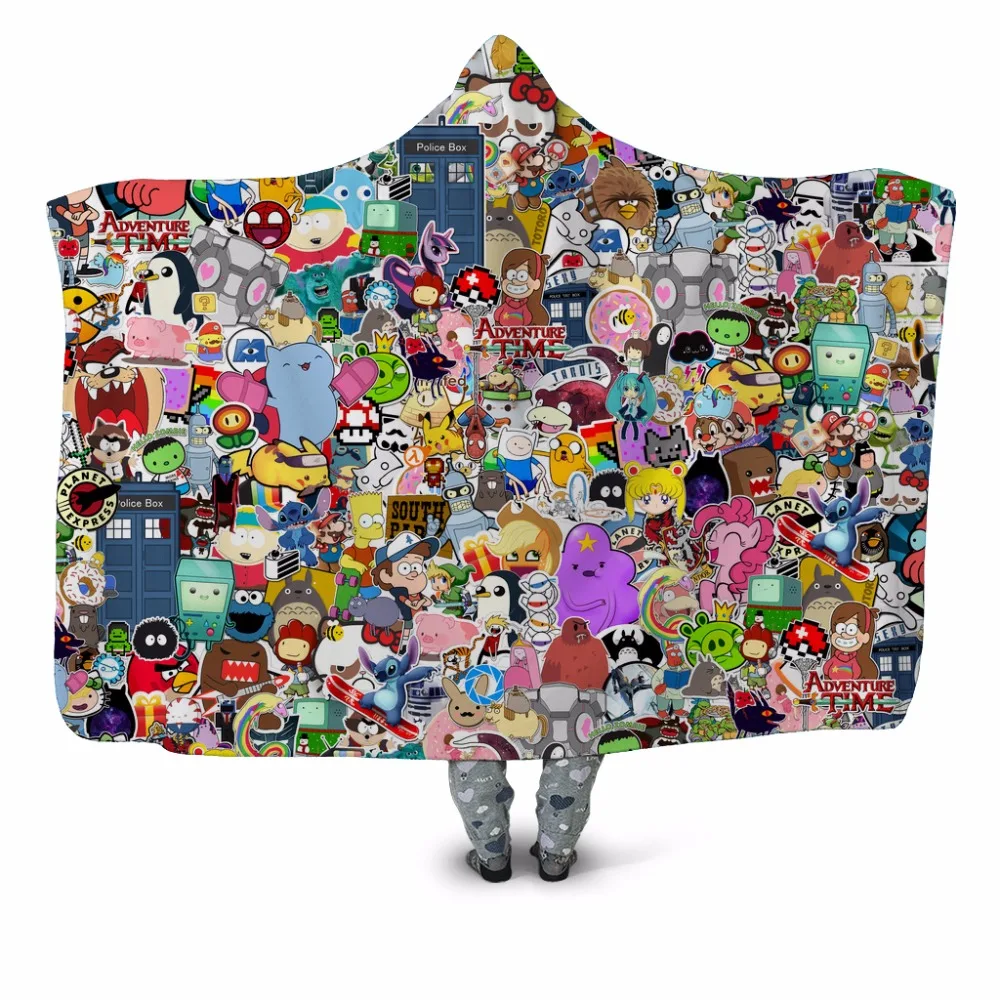 С рисунком из мультфильма &quotВремя приключений&quot 3D печати плюша на меху с