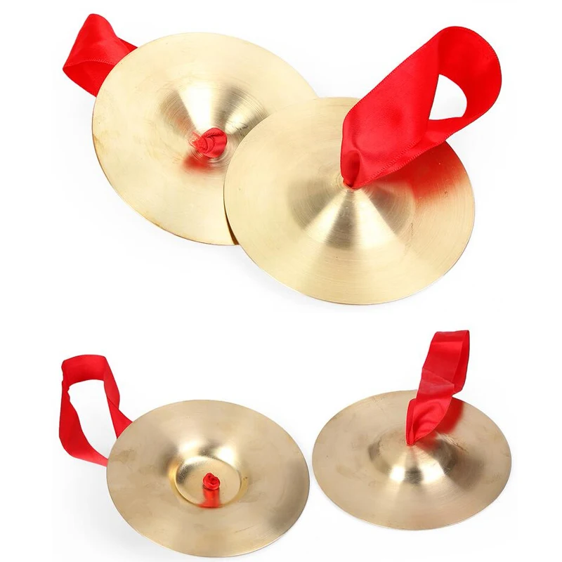 Медная тарелка ручные перкуссионные инструменты Orff подарочные игрушки для детей