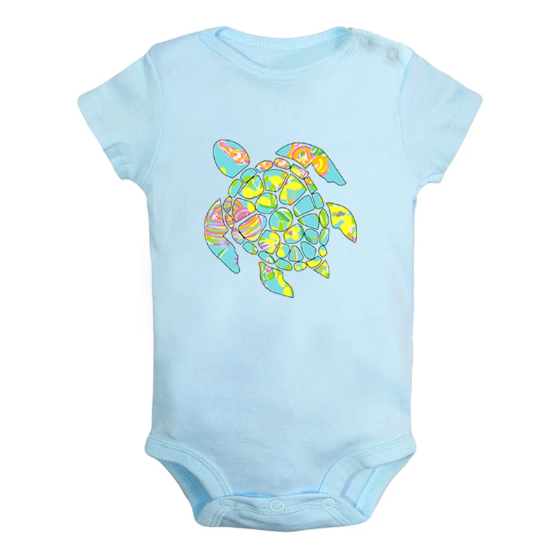 JaBaby2552BLD Марвин, Марсианская черепаха, морская черепаха, дизайн для новорожденных мальчиков и девочек, Униформа-комбинезон с принтом, боди для младенцев, одежда - Цвет: JaBaby2552BLD