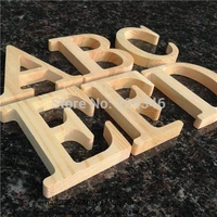 wholesale 10cm high wood wooden letters a to z alphabet birthday gift bridal wedding party home decorations freestaning letter
