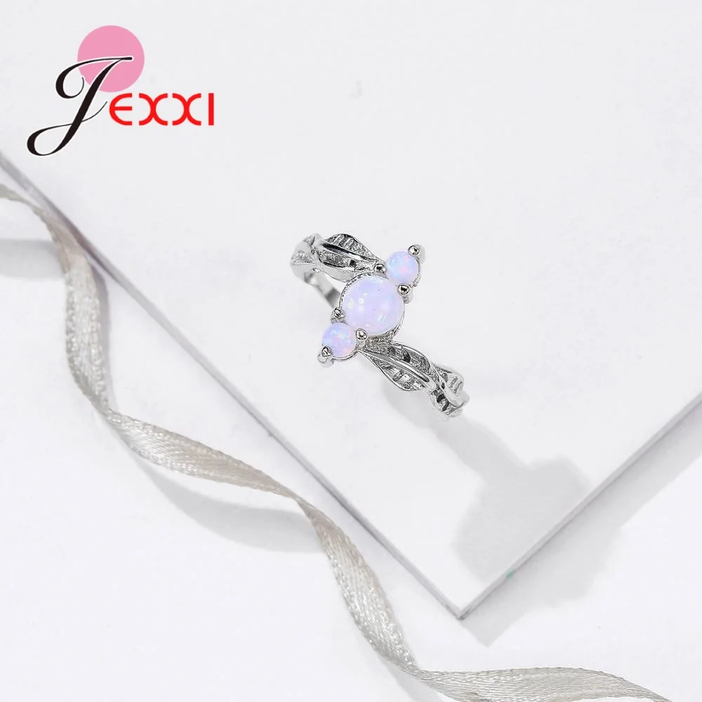 Кольцо женское из серебра 925 пробы с опалом | Украшения и аксессуары