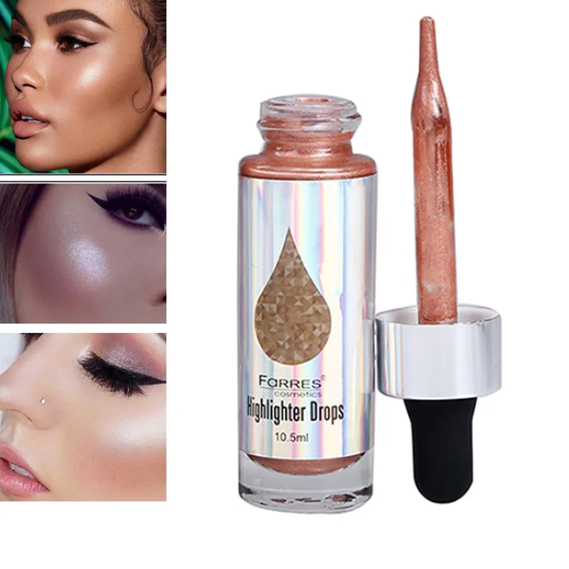 FARRES осветляет мерцающее лицо хайлайтер водостойкая Жидкая основа для лица