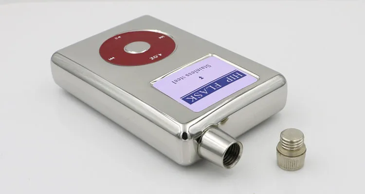 1/2/4 шт творческие Mp3 Форма Нержавеющая сталь хип с двойными стенками из нержавеющей стали алкоголя Портативный виски бутылки вина персонализированные фляга подарок свидетелю 4 унции