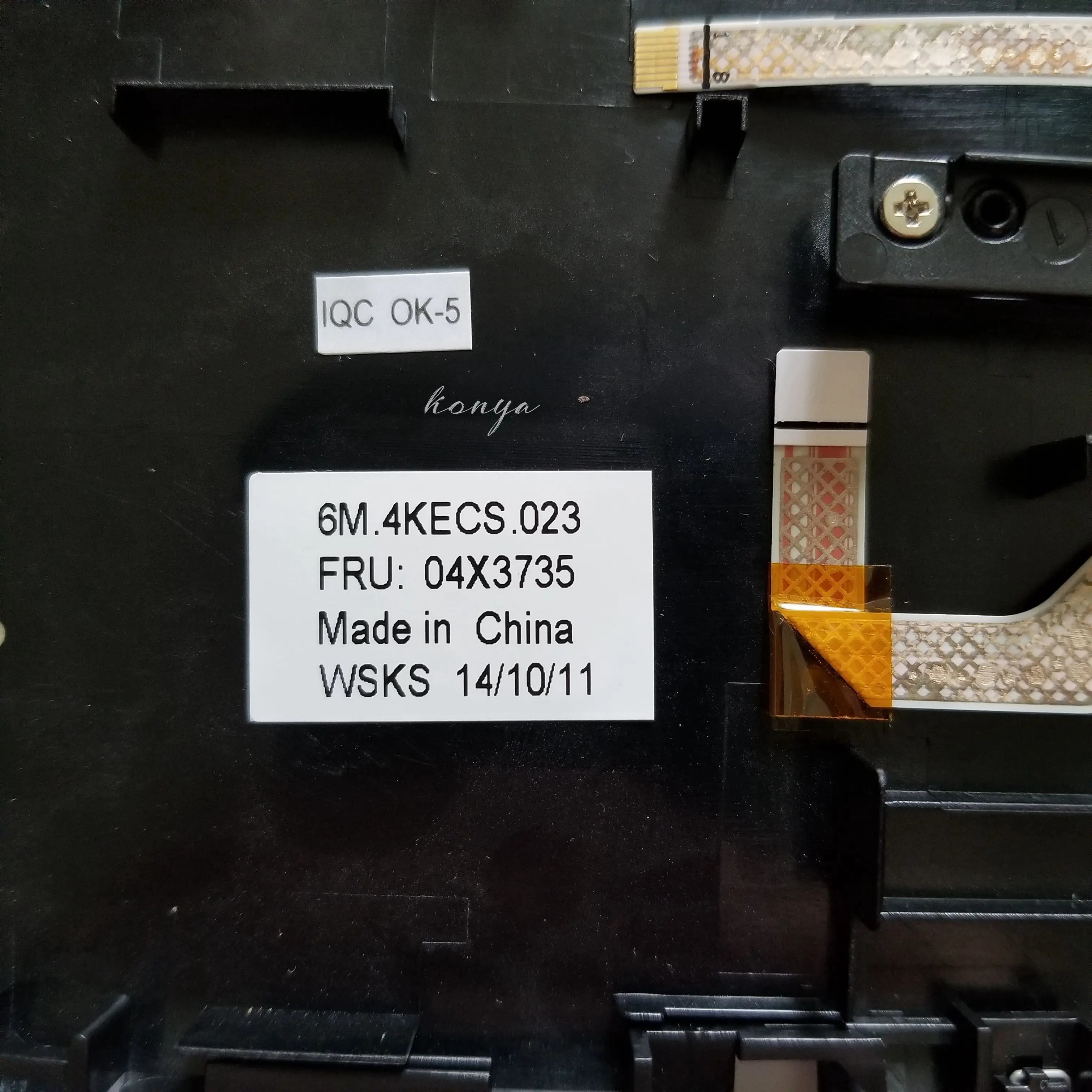 Новинка/оригинальная панель клавиатуры с рамкой и подставкой для рук Lenovo ThinkPad T520