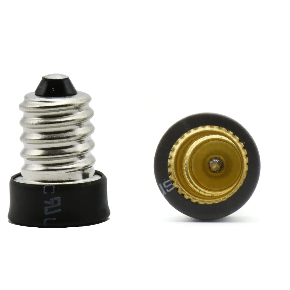 

E14 to E12 Lamp Holder Converter Screw Lamp Bases E12 Screw Bulb Socket to E14 Holder LED Light Adapter Converter 12PCS/Lot