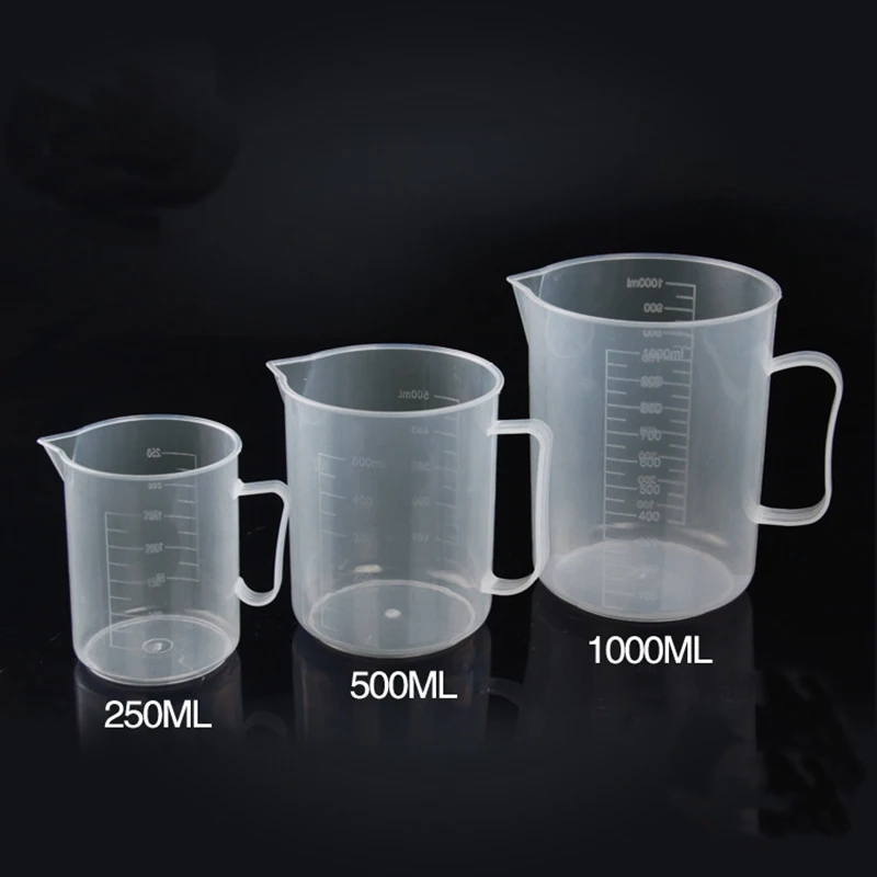 Plastic translucent measuring cup 250ml500ml1000ml optional | Дом и сад