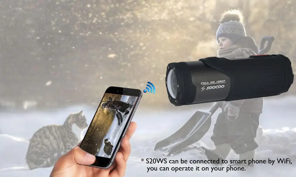 Спортивная видеокамера s action camera S20W edge firefly cam bag sphere phone grip Спортивная камера экшн-Аксессуары