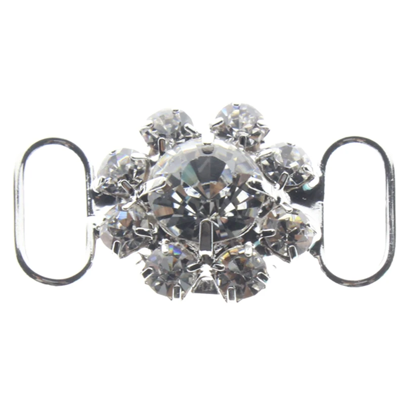 10 шт. Серебристые Металлические Кристальные Стразы Соединительные элементы для