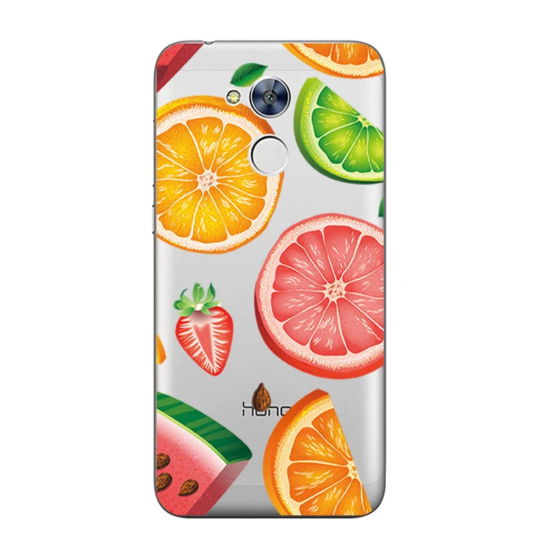 Custom Cases For Huawei Mate 9 / Pro Phone Case for Honor 6A P9 Plus Cover Soft TPU Fruits Party Printing |
