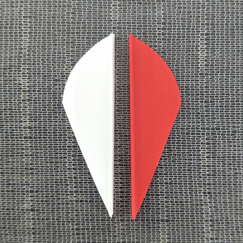 60pcs Archery 2 Inch Plastic Arrow Feather Vanes Fletching Hunting Rubber Fleted Drop Shape Right Wing Accessories | Спорт и