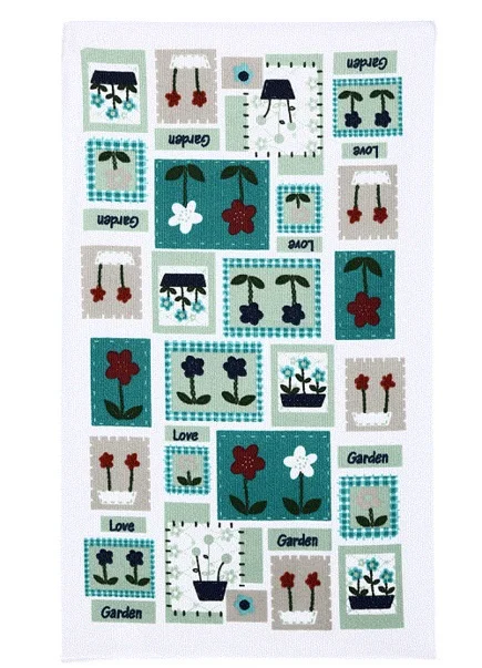 Оптовая продажа кухонные полотенца с цветочным рисунком 38*64 см салфетка для